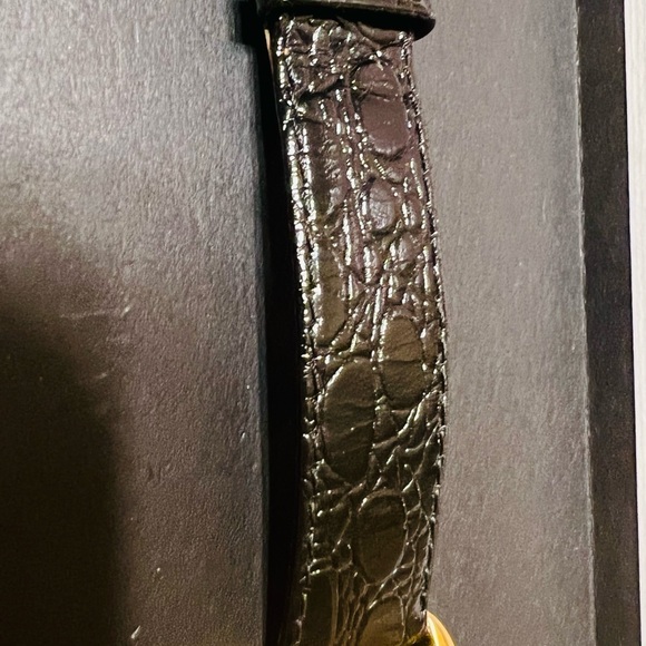 ESQ CROCODILE LEATHER WATCH - Picture 4 of 5